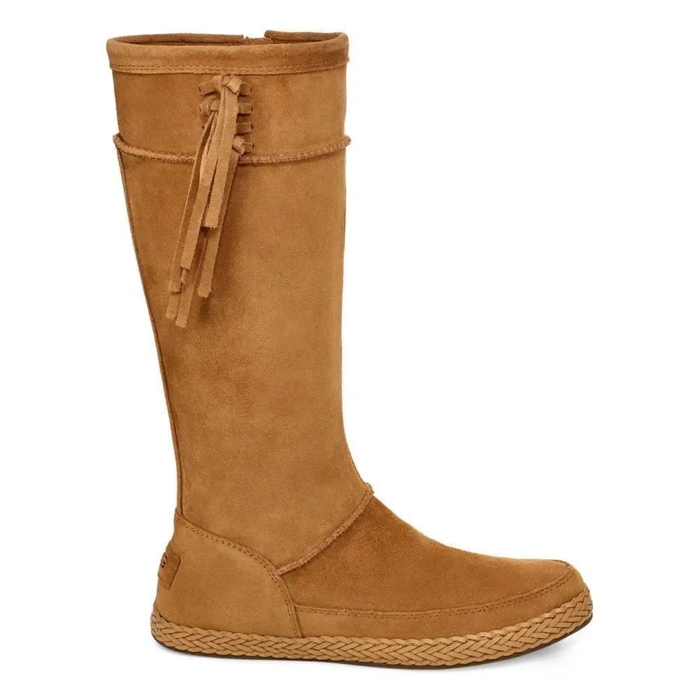 UGG Women's Emerie Suede 100% Leather Boots Size 8.5
